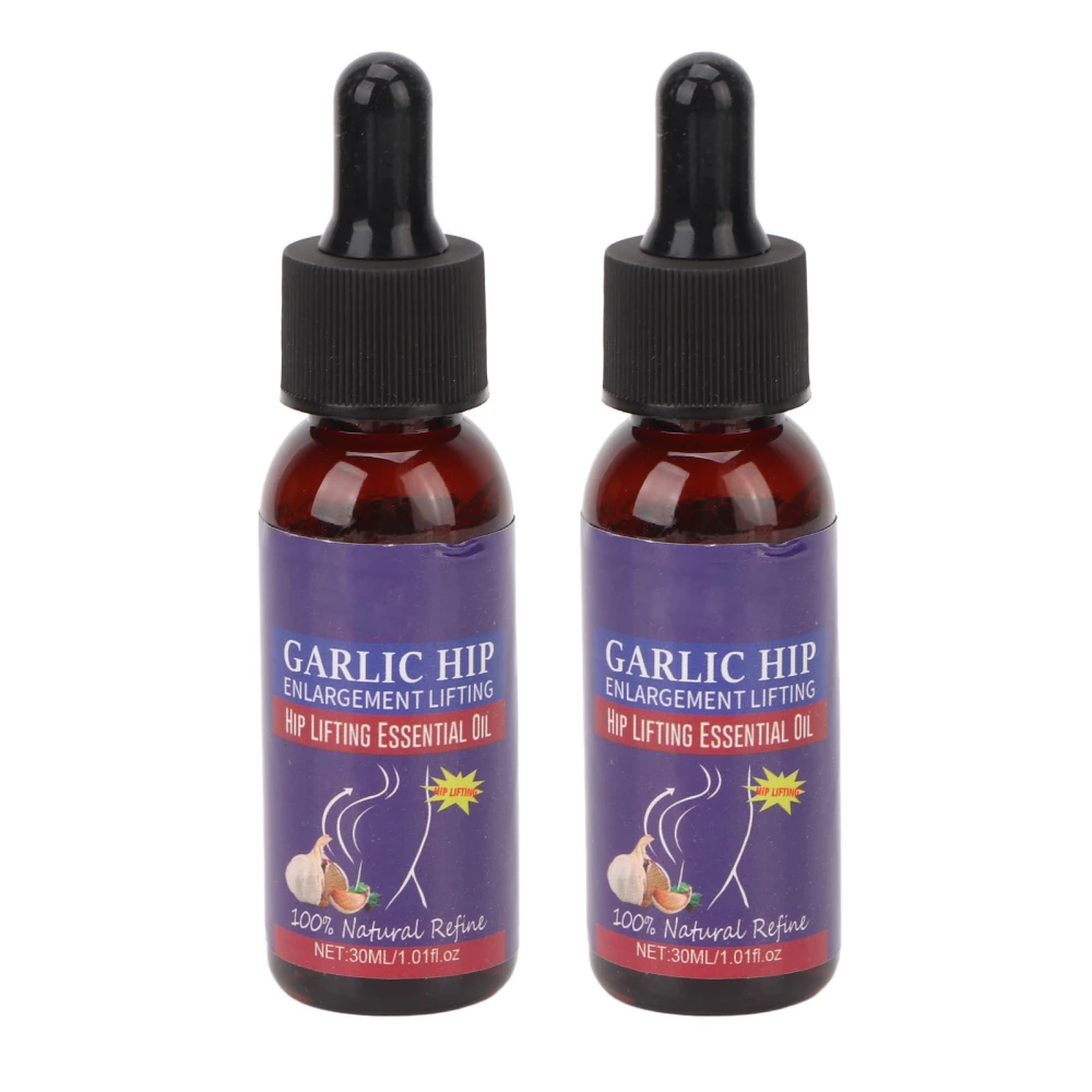 2pcs Garlic Butt Lifting Oil Improve Metabolism Skin Tightening Hip Lift Up Essential Oil