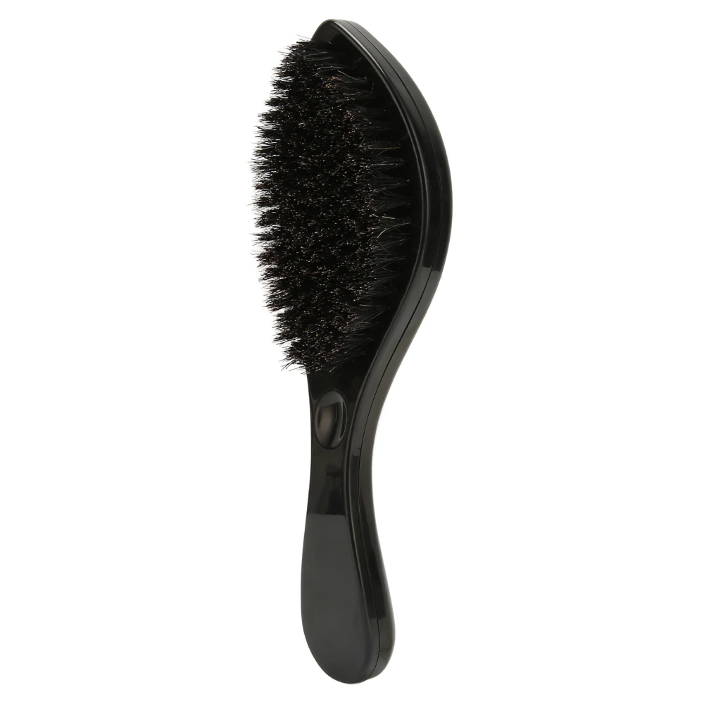 Hair Brush Rounded Comb Teeth Comfortable Handle Portable Hair Beard Brush for Home Barber Shop Travelling