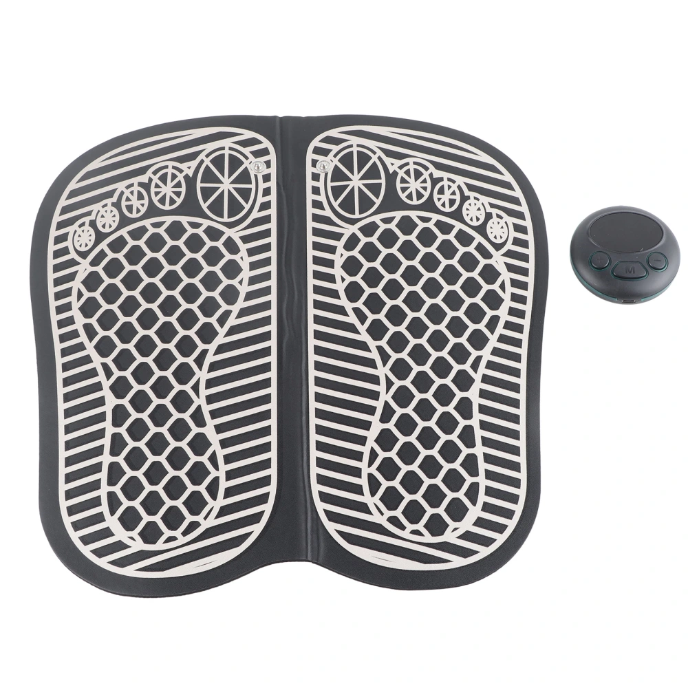 Foot Massager Mat USB Rechargeable 8 Modes 19 Strength Microcurrent Pulse Massage Pad