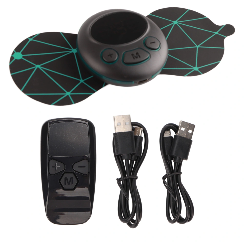 Wireless Cervical Massager Set Remote Control Mini Portable USB Electric Massager Patch Kit