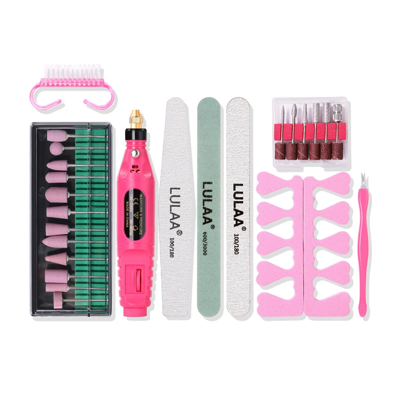Electric Nail Polishing Machine Set Portable Mini USB Adjustable Nail File Tools for Manicurist