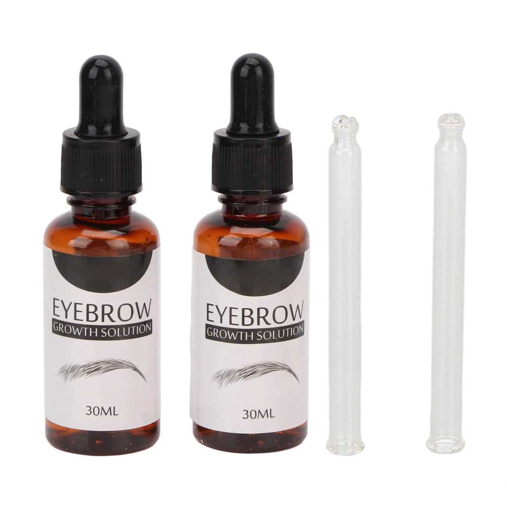 2pcs Eyebrow Growth Serum Thickening Nourishing Eyebrow Growth Solution for Makeup