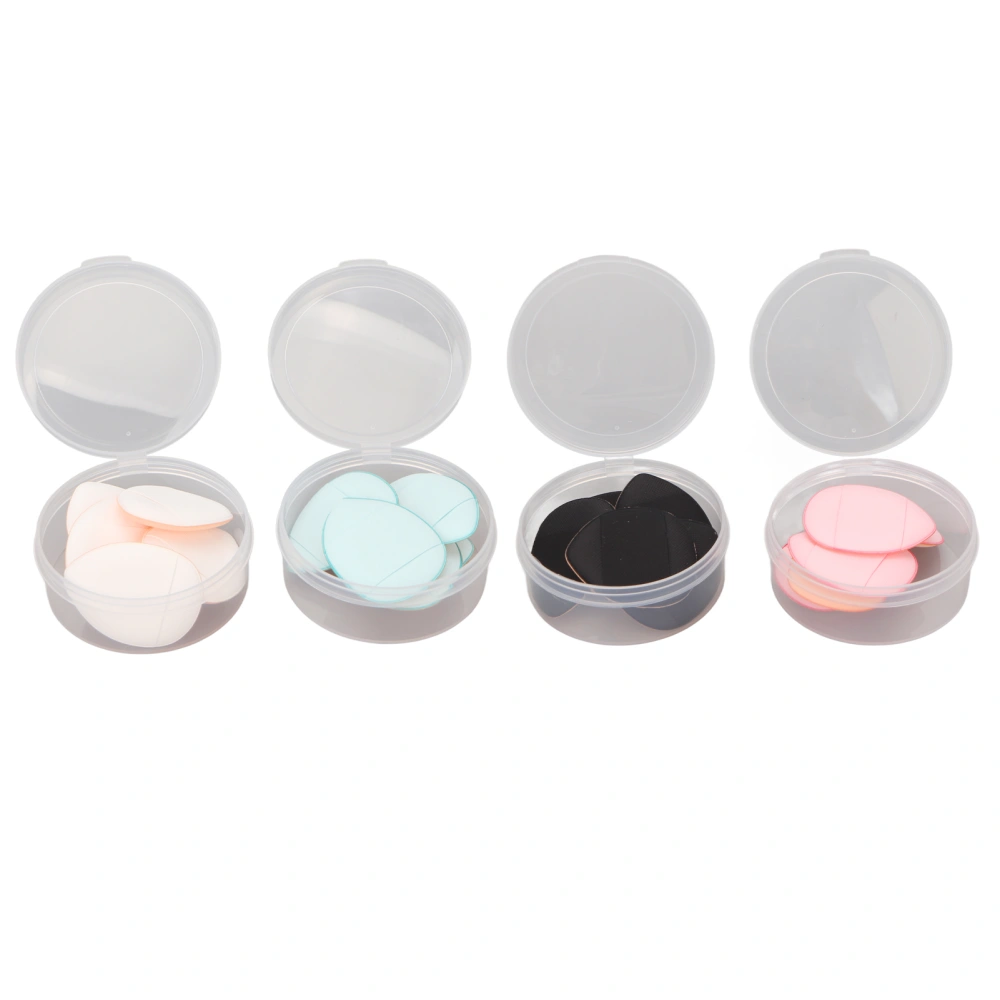 20pcs Cosmetic Puff Mini Finger Size Triangle Shape 4 Colors Makeup Sponges Puffs for Contouring