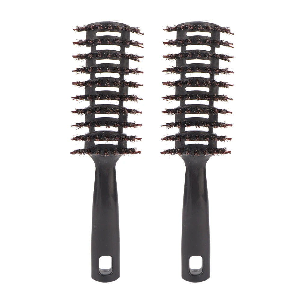 2Pcs Beard Comb Straightener Men Straightening Plastic Fine Teeth Hallow Wet Dry Tool