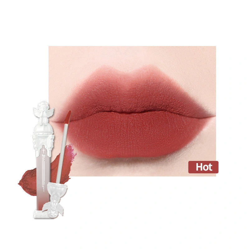 Angel Matte Lip Glaze Liquid Lipstick Long Lasting Lipgloss Lip Makeup for Girls Women Students Type 4