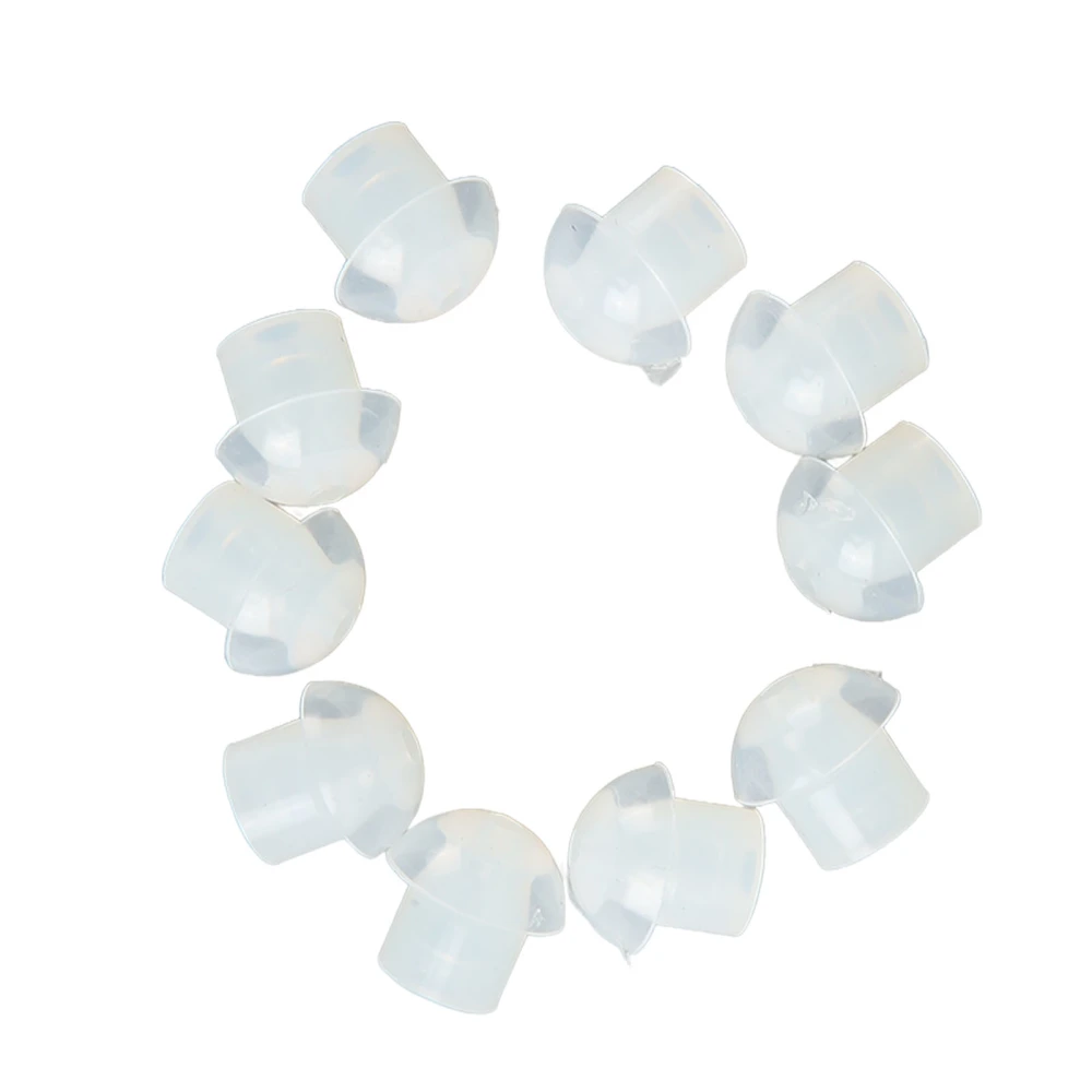 10pcs Hearing Amplifier Dome Professional Soft Silicone Ear Tip Earplug Replacement Accessories for Elderly L