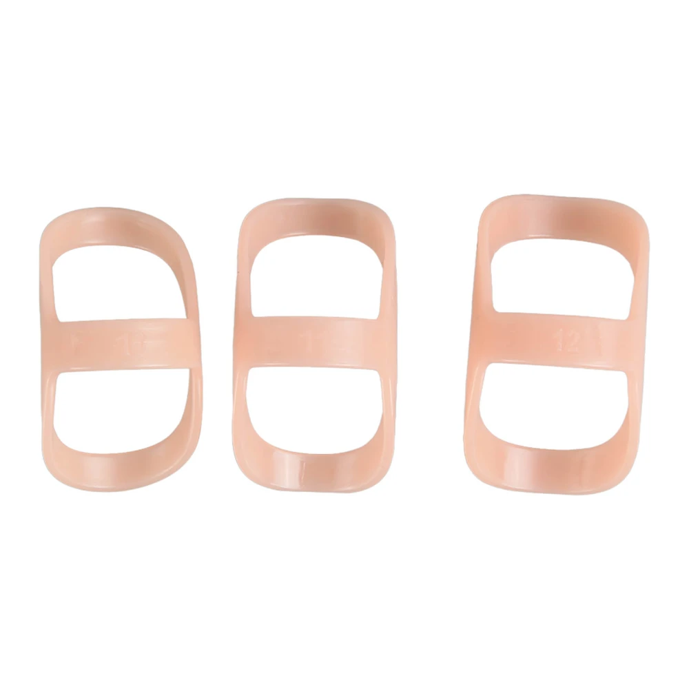 3Pcs Finger Splint Lightweight Plastic Support Protection for Finger Disorders 10 11 12