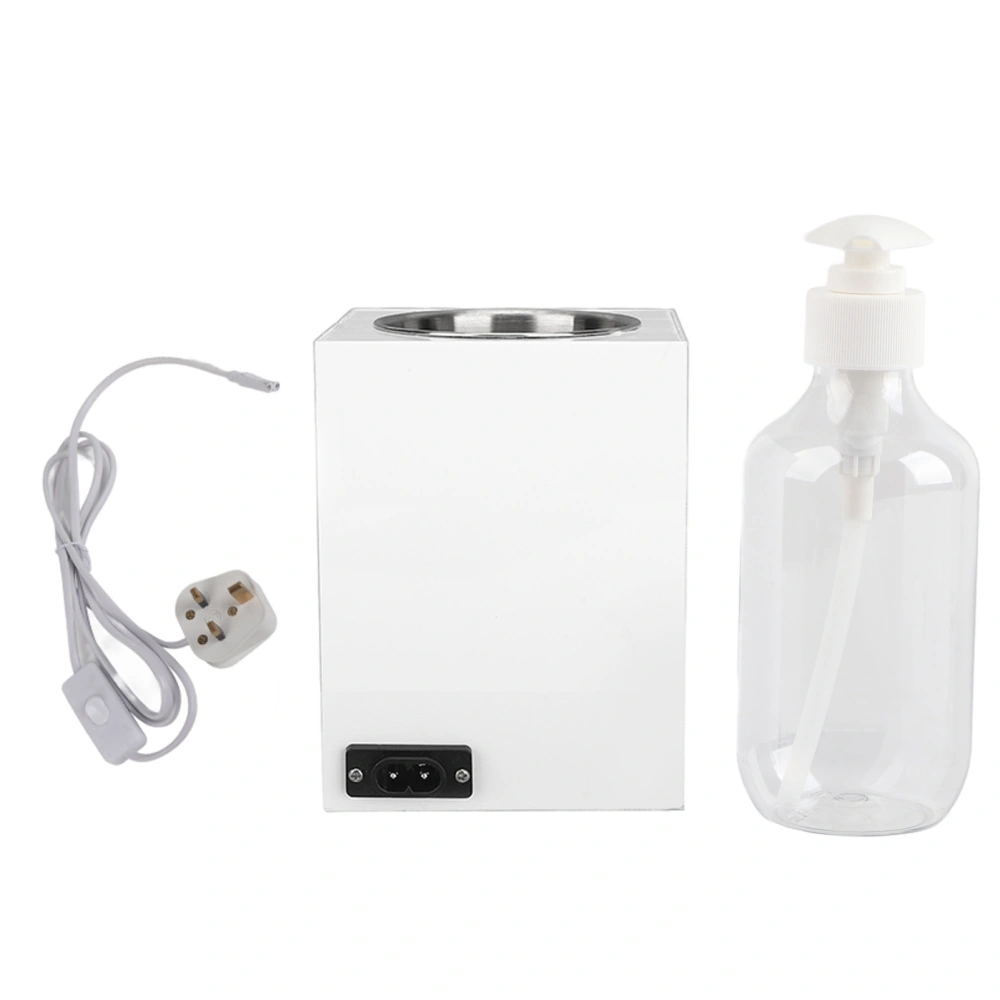 Massage Oil Heater Single Bottle Adjustable Aluminum Alloy Inner Liner Fast Heat Lotion Warmer 110‑