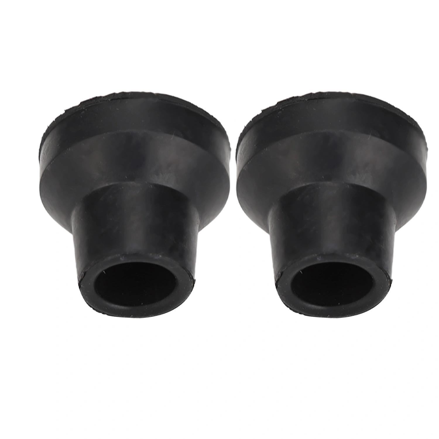 10Pcs Cane Tips Rubber Skid Resistance Wearproof Walking Crutch Tips for Standard and Folding Walking Sticks 16mm/0.63in
