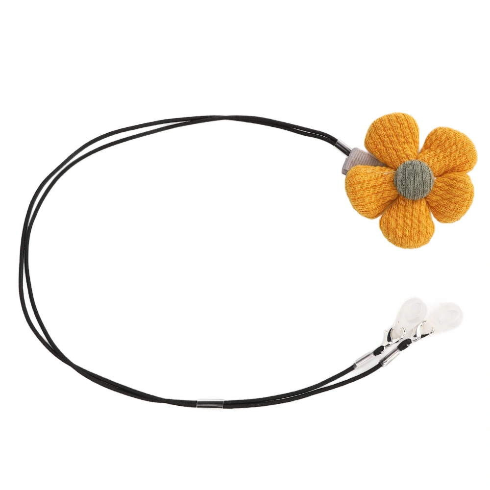 Hearing Aid Clip Prevent Lost Cute Flower Design Fixing Strap Hearing Aid Lanyard for Seniors Children Binaural