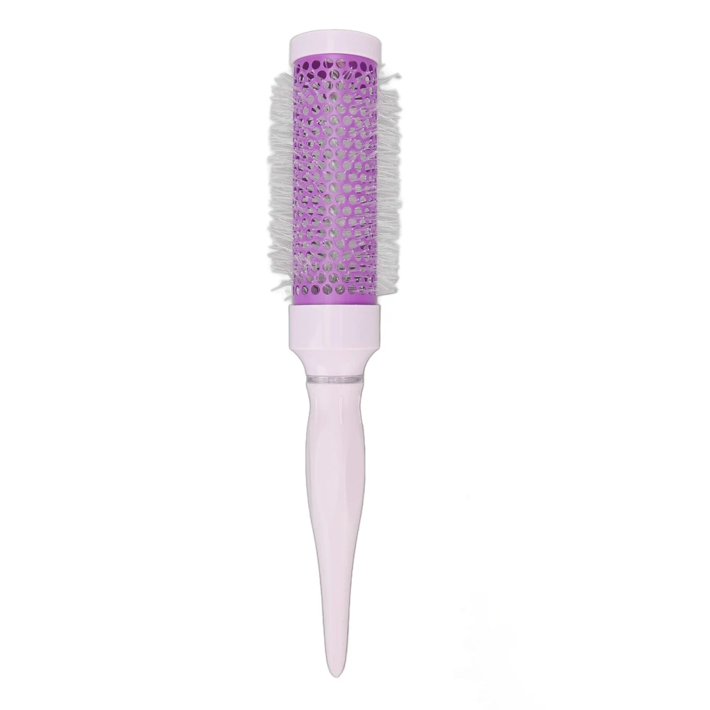 Round Brush Women Home Barrel Hair Brush Styling Tool for Blow Drying Curling Straightening Purple 1.5in