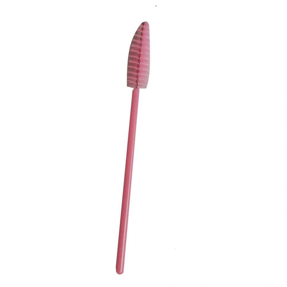 50pcs Eyelash Brush Set Disposable Mini Spiral Flexible Makeup Eyelash Brush for Extension Pink