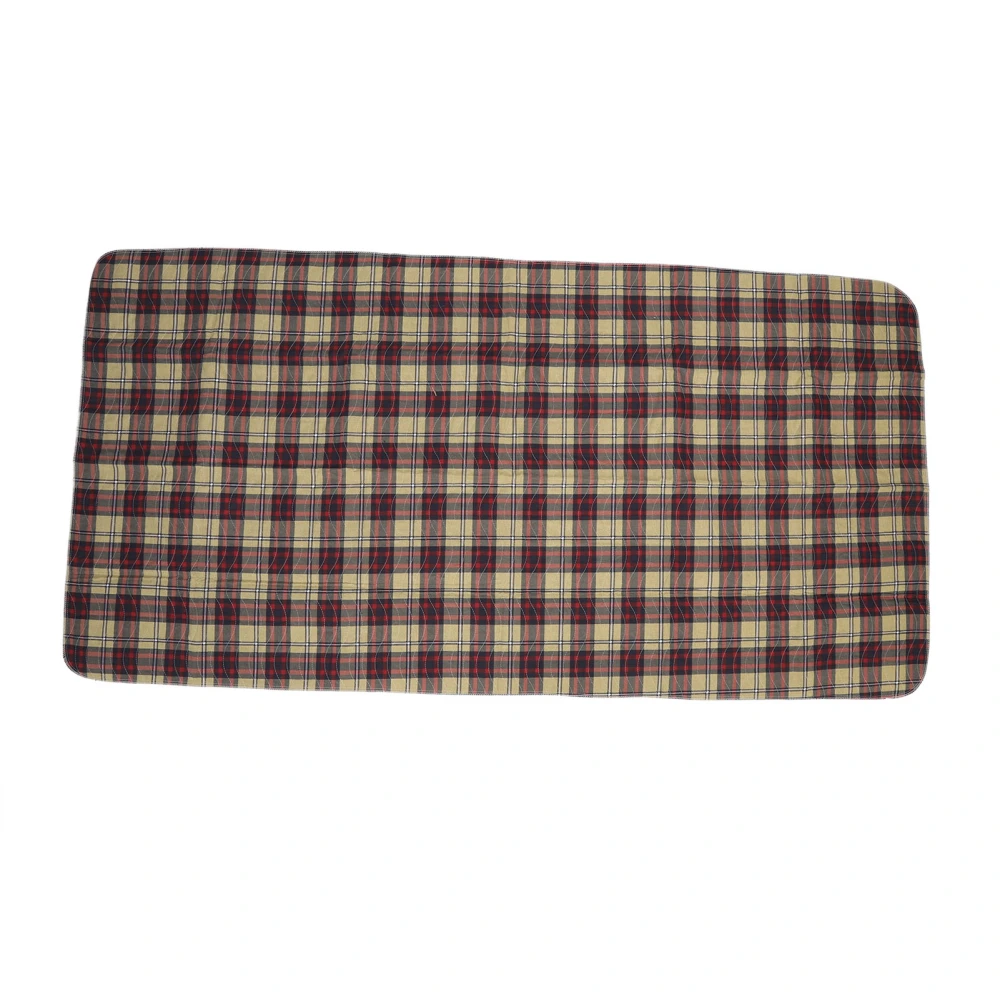 Incontinence Bed Pads Stain Masking Washable Reusable Plaid Underpads for Adults Toddlers for Nursing Home Hospital 150x180cm/59.1x70.9in