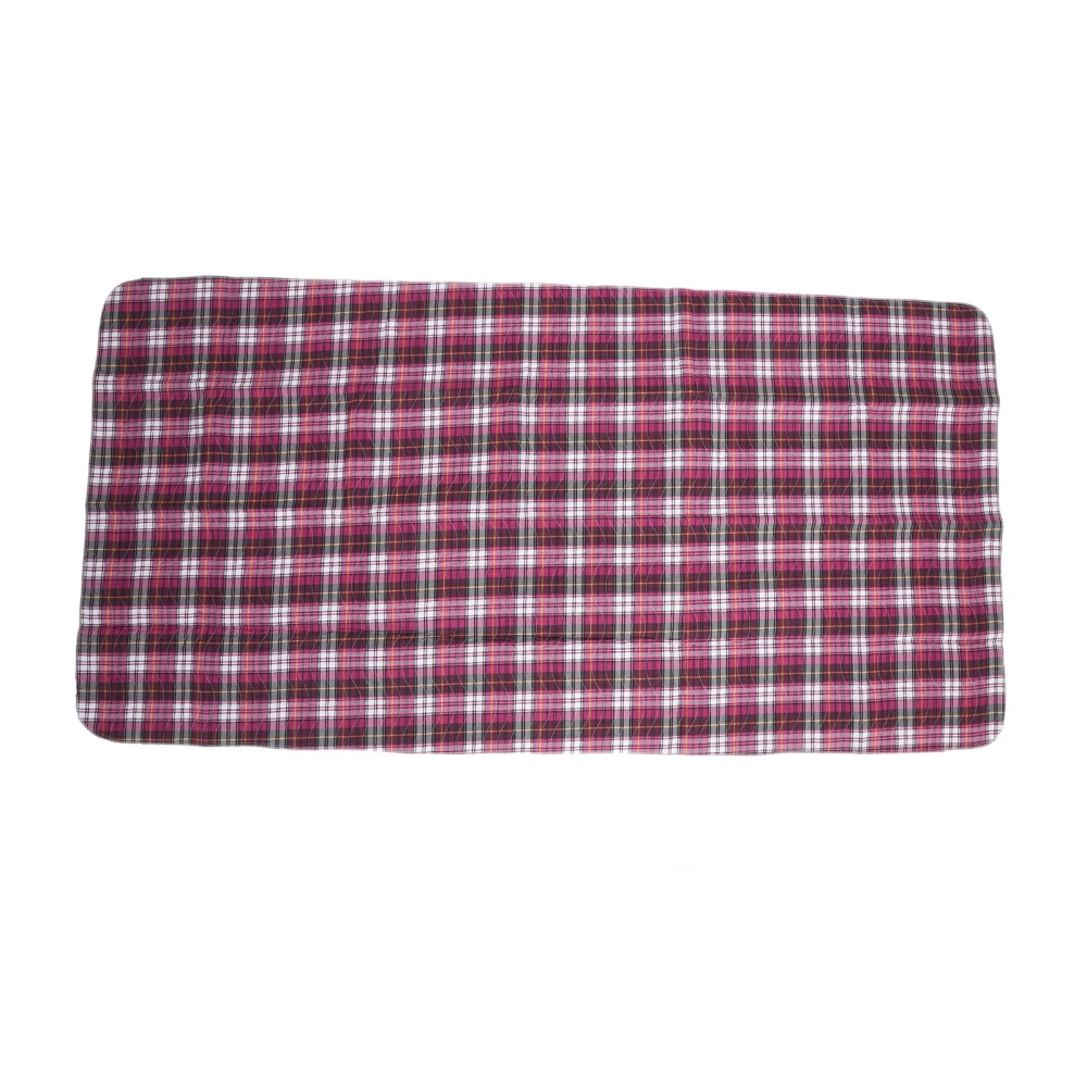 Incontinence Bed Pad Purple Plaid Washable Reusable Heavy Absorbency Hospital Bed Pad for Home Hospital Indoor 31.49x35.43in