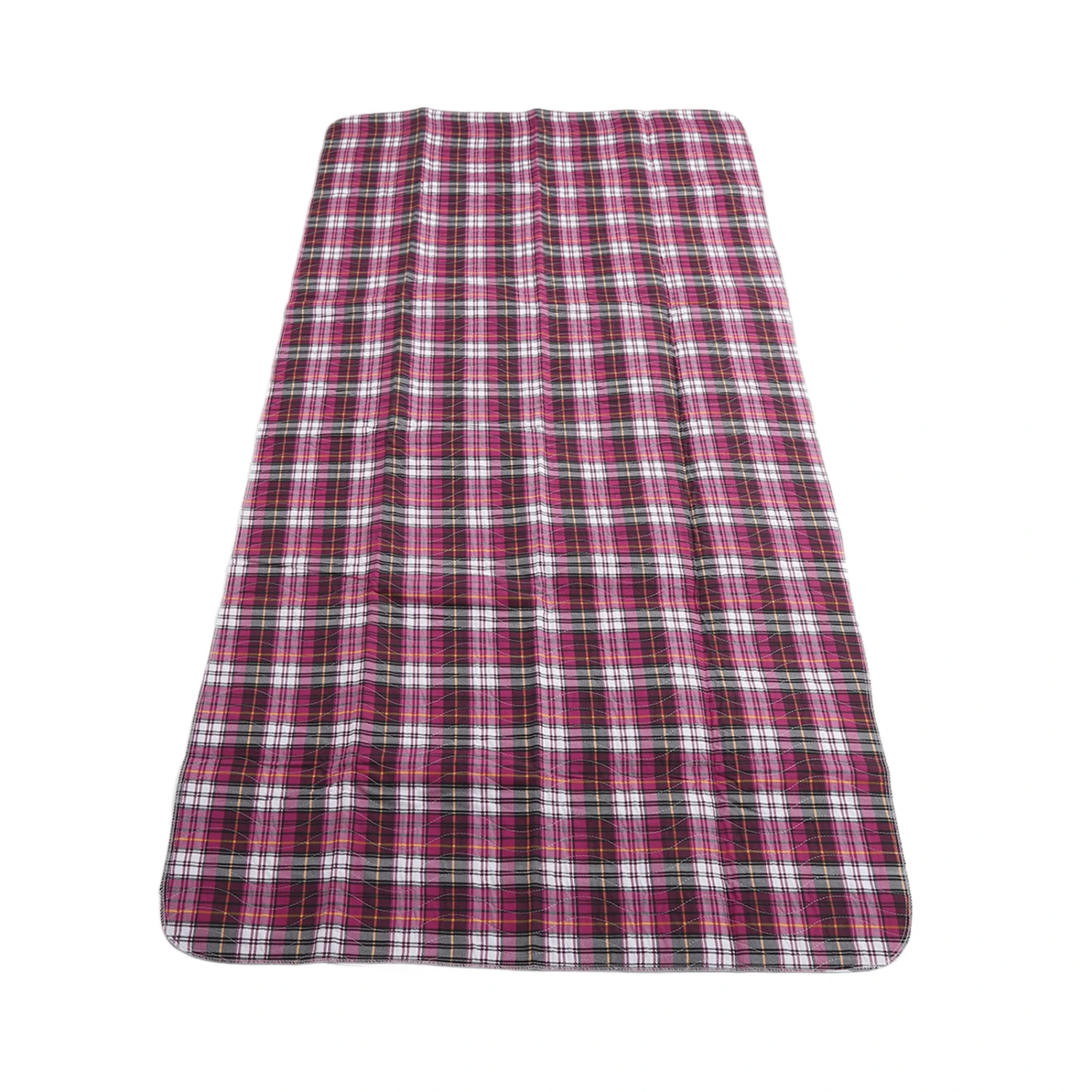 Incontinence Bed Pad Purple Plaid Washable Reusable Heavy Absorbency Hospital Bed Pad for Home Hospital Indoor 23.62x35.43in