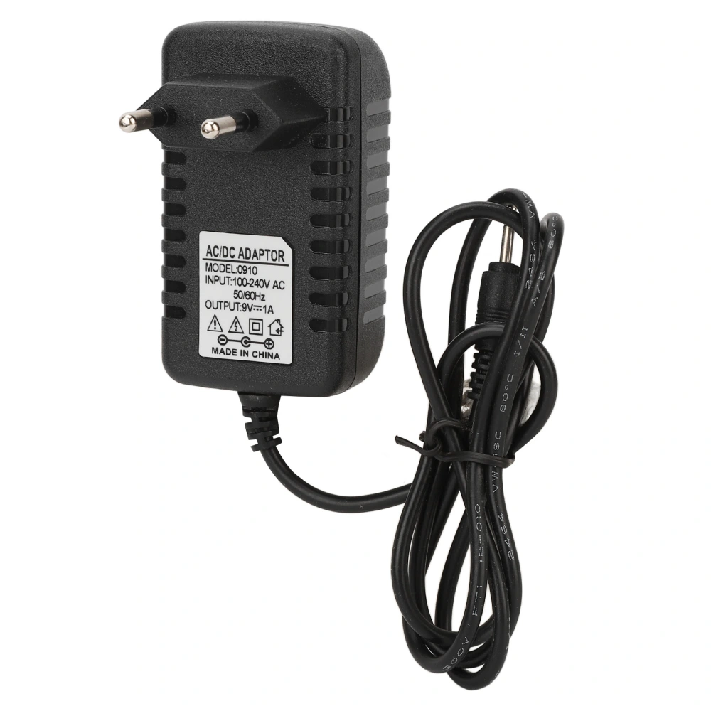 9V1A DC Adapter Charger 50‑60HZ Compatible Power Supply for Nail Polisher EU Plug 100‑240V