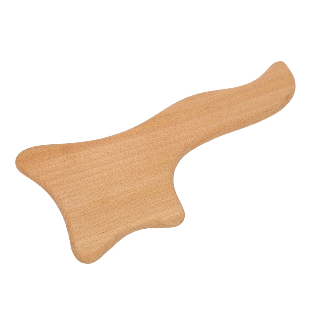 Gua Sha Board Men Women Wooden Ergonomic Muscle Relaxation Lymphatic Drainage Scraping Massage Tool