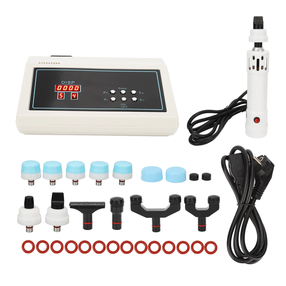 Shockwave Therapy Machine Extracorporeal Shockwave Therapy Machine ED Therapy Machine White 100‑240V EU Plug