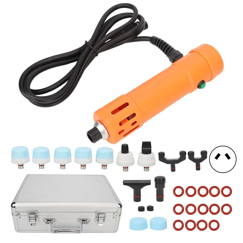 Shockwave Therapy Machine Portable ED Therapy Machine Electromagnetic Shock Impulse Waves Machine Orange 100‑240V AU Plug