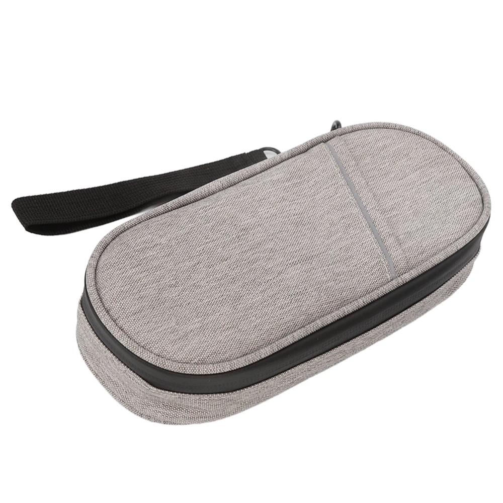 Insulin Cooler Bag Cooling Storage Carrying Pouch Zipper Design for Indoor Outdoor Grey