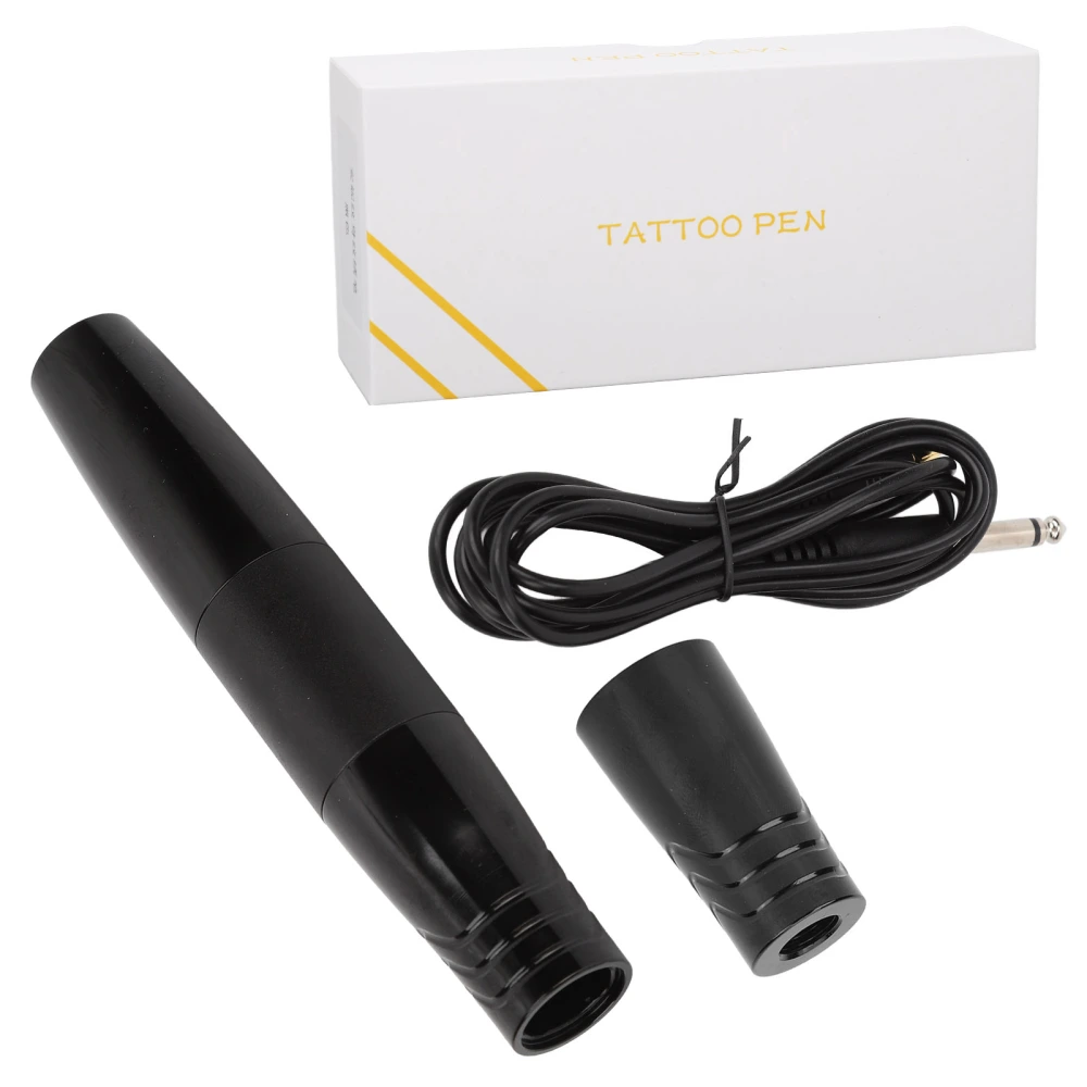 RCA Rotary Tattoo Pen Professional Salon Aluminum Alloy Liner Shader Motor Eyebrow Tattoo Machine Black