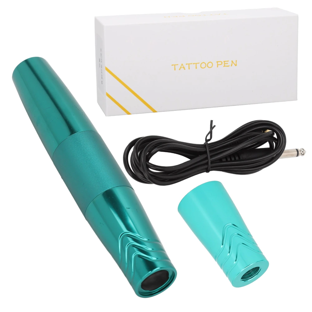 RCA Rotary Tattoo Pen Professional Salon Aluminum Alloy Liner Shader Motor Eyebrow Tattoo Machine Green