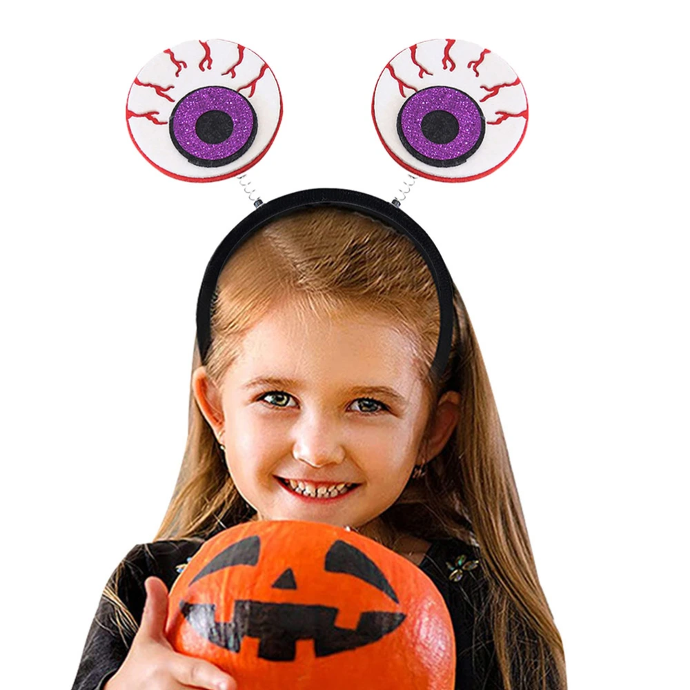 Halloween Headband Decoration Props Halloween Felt Spider Head Bone Eyeball Headband Horror Party Cosplay Dress Up Supplies