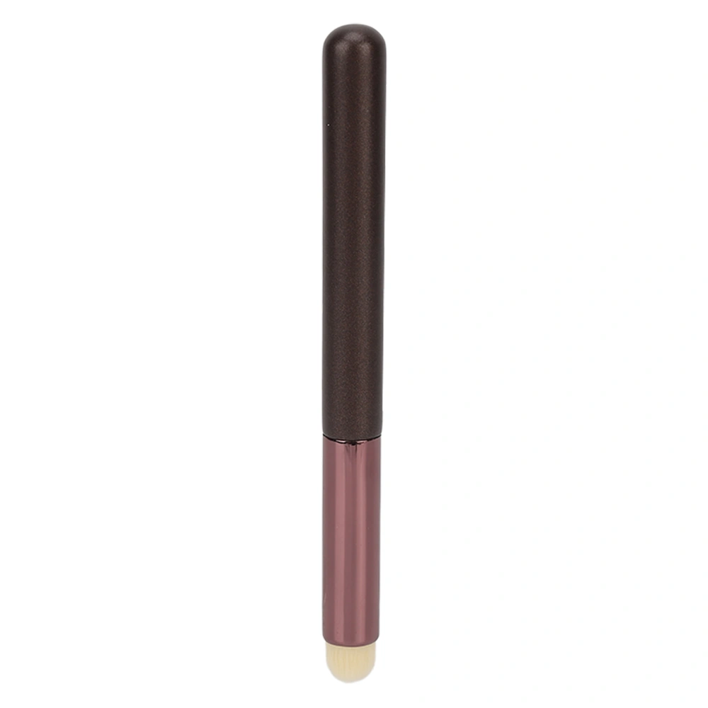 Lip Brush Round Head Portable Synthetic Fiber Soft Bristles Delicate Multipurpose Concealer Smudge Brush for Makeup