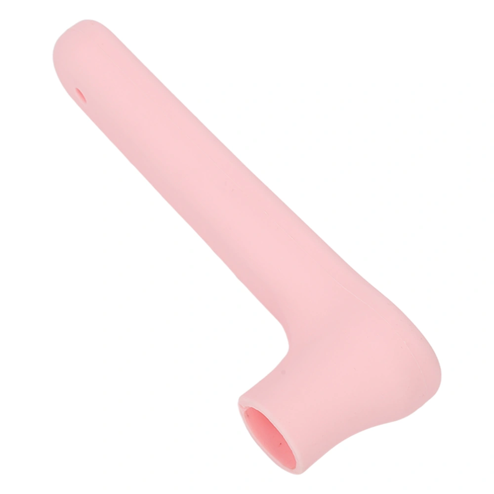 Door Handle Cover Soft Static Proof Prevent Collision Silicone L Shaped Handle Protector for Home Kindergarten Office Pink