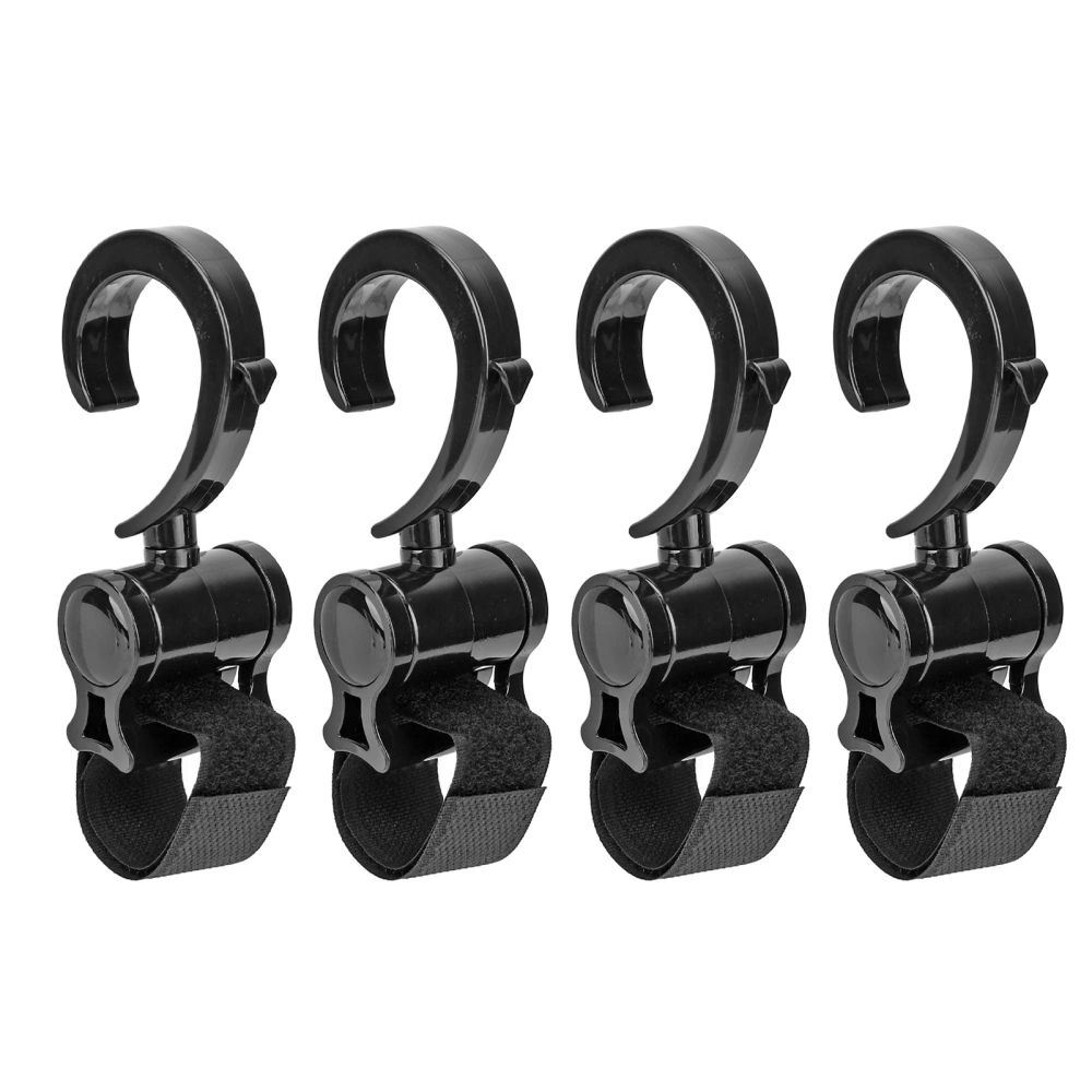 4pcs Baby Stroller Hooks Universal Flexible Shopping Mommy Bag Hooks Accessory for Hanging Toy