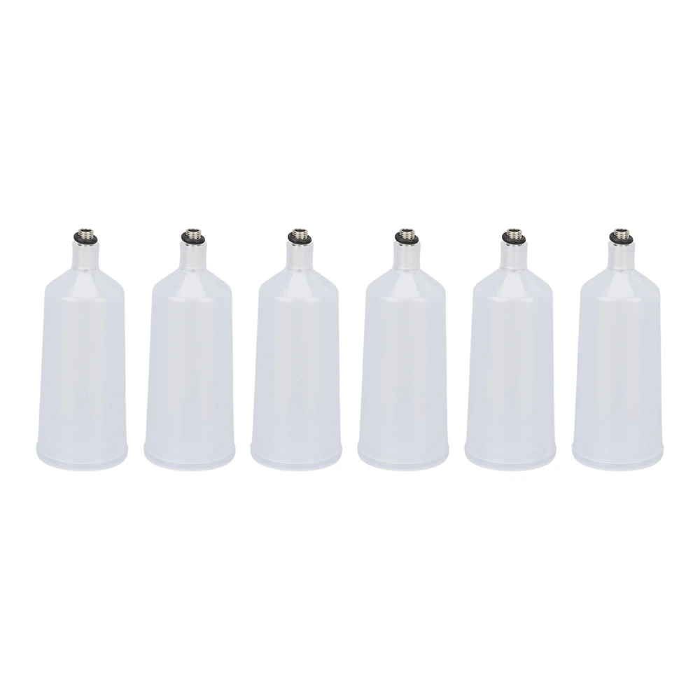 6pcs 40ml Airbrush Empty Jar PP Empty Bottle Replacement Accessory for Skin Care Airbrush Facial Sprayer