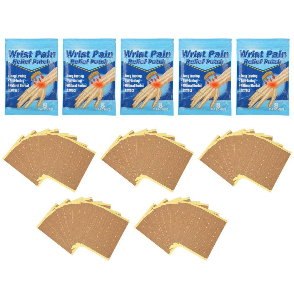 40pcs Pain Reduction Patch Herbal Plaster Pain Patches Long Lasting Joint Pain Reduction Patch