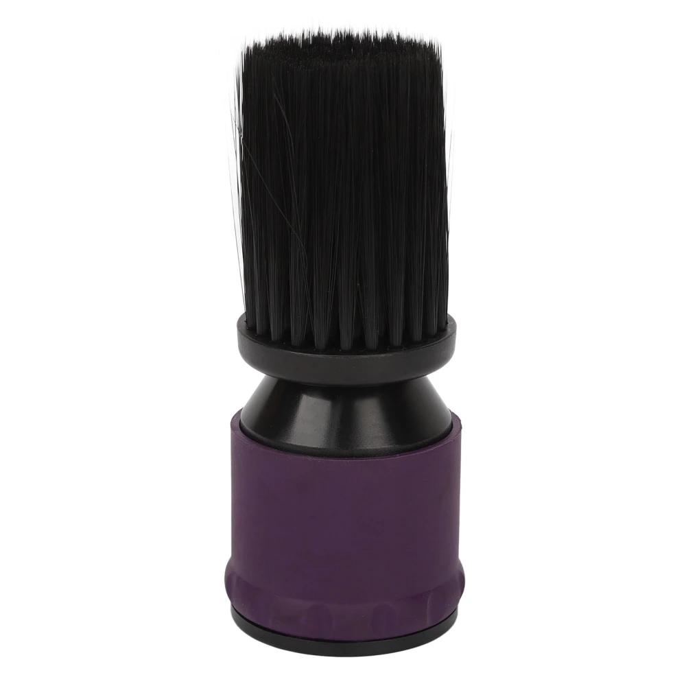 Hair Sweep Brush ABS Fibers Skin Friendly Portable Purple Black Barber Brush Neck Duster for Salon Home