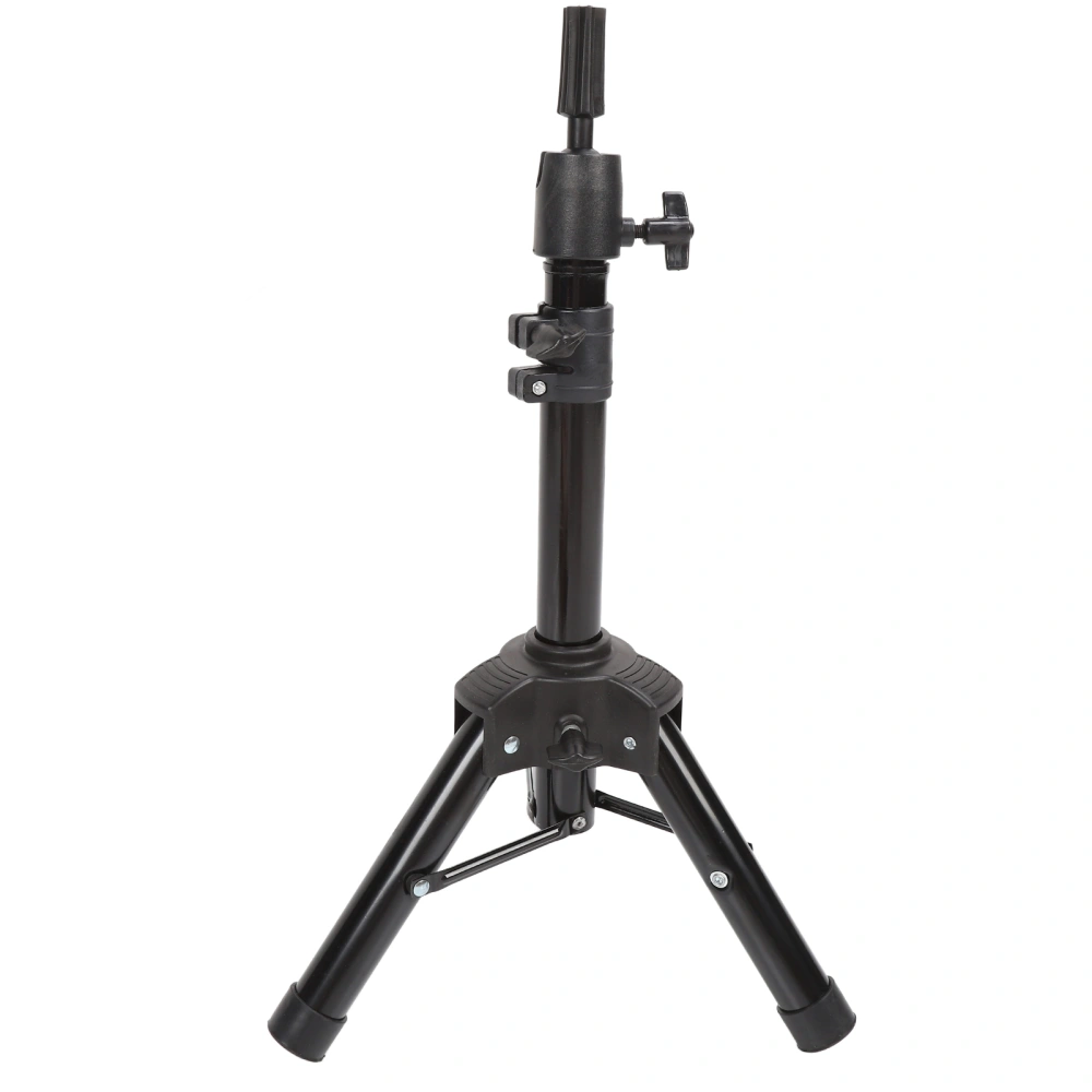 Wig Stand Mannequin Head Tripod Adjustable Holder Aluminium Alloy for Styling Training