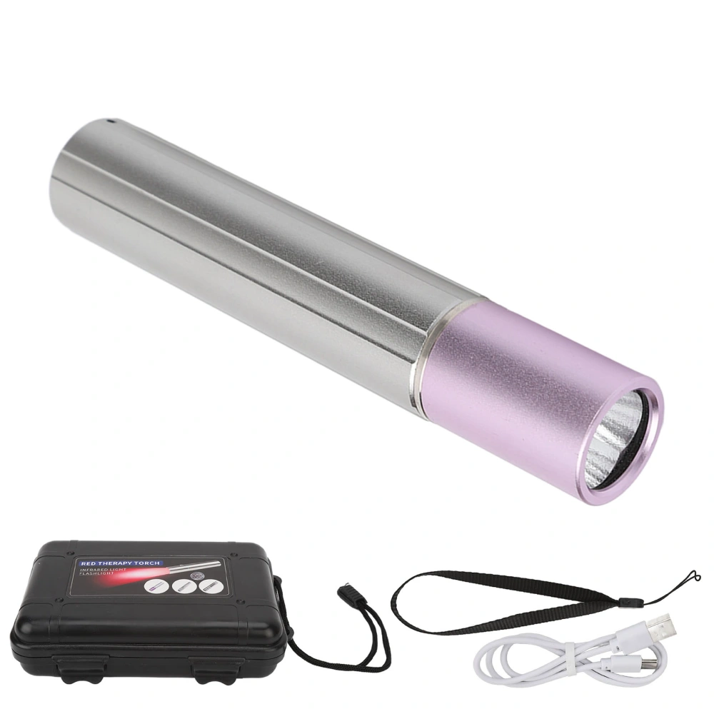 Red LED Therapy Device Rechargeable Portable Handheld Infrared Torch 630nm 660nm 850nm Wavelength