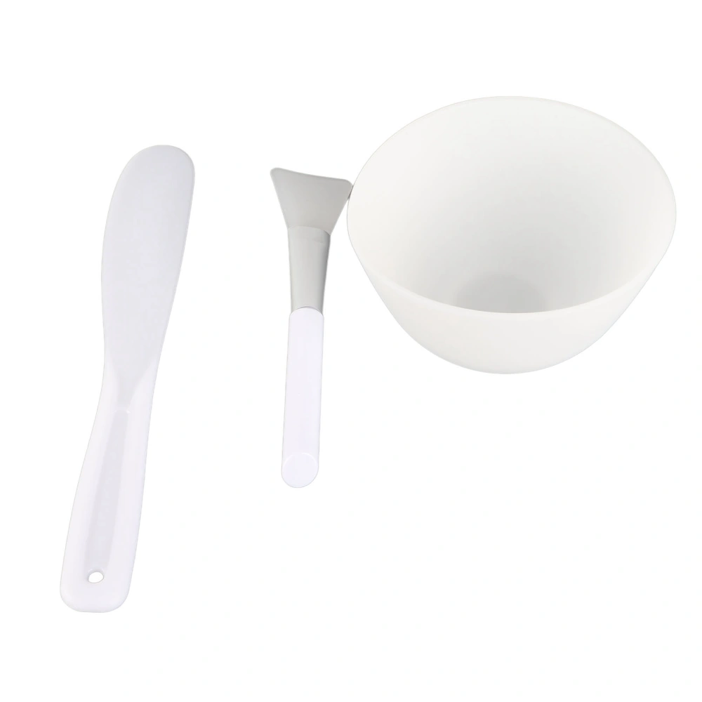 3pcs DIY Mask Tool Set Silicone Mask Bowl Mask Brush Spatula Set DIY Mask Mixing Tool Sets