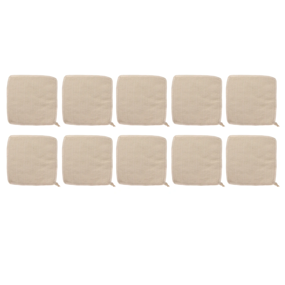 Exfoliating Washcloth Massage Foaming Mild Face Body Scrub Cloth for Makeup Removal Bath 10pcs