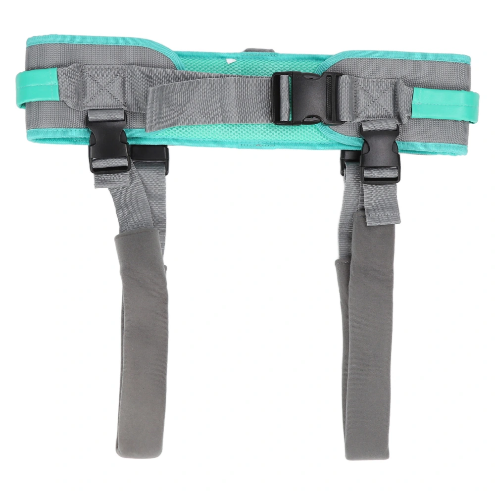 Transfer Belt Gait Lifting Assist Device with Loops Medical Nursing Green for Paralysis Elderly Adults M