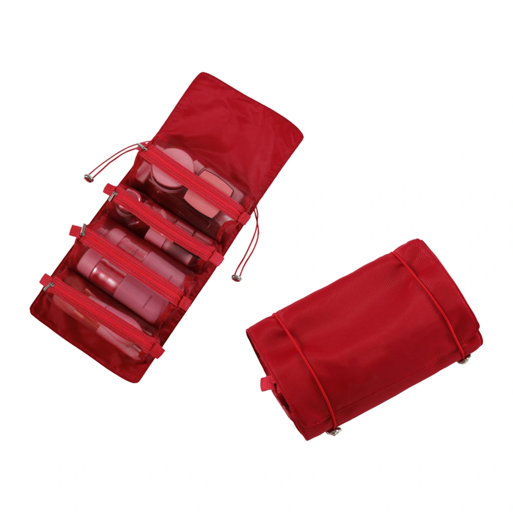 4 in 1 Detachable Makeup Bag Multi Functional Simple Travel Portable Folding Travel Cosmetics Storage Toiletry Bag