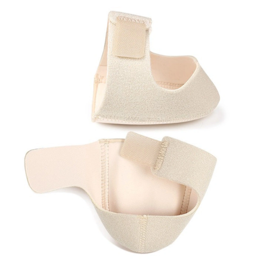 1 Pair Heel Protectors Breathable Heel Cushion Support Adjustable Heel Cups for Plantar Fasciitis Skin Color S (36-40)