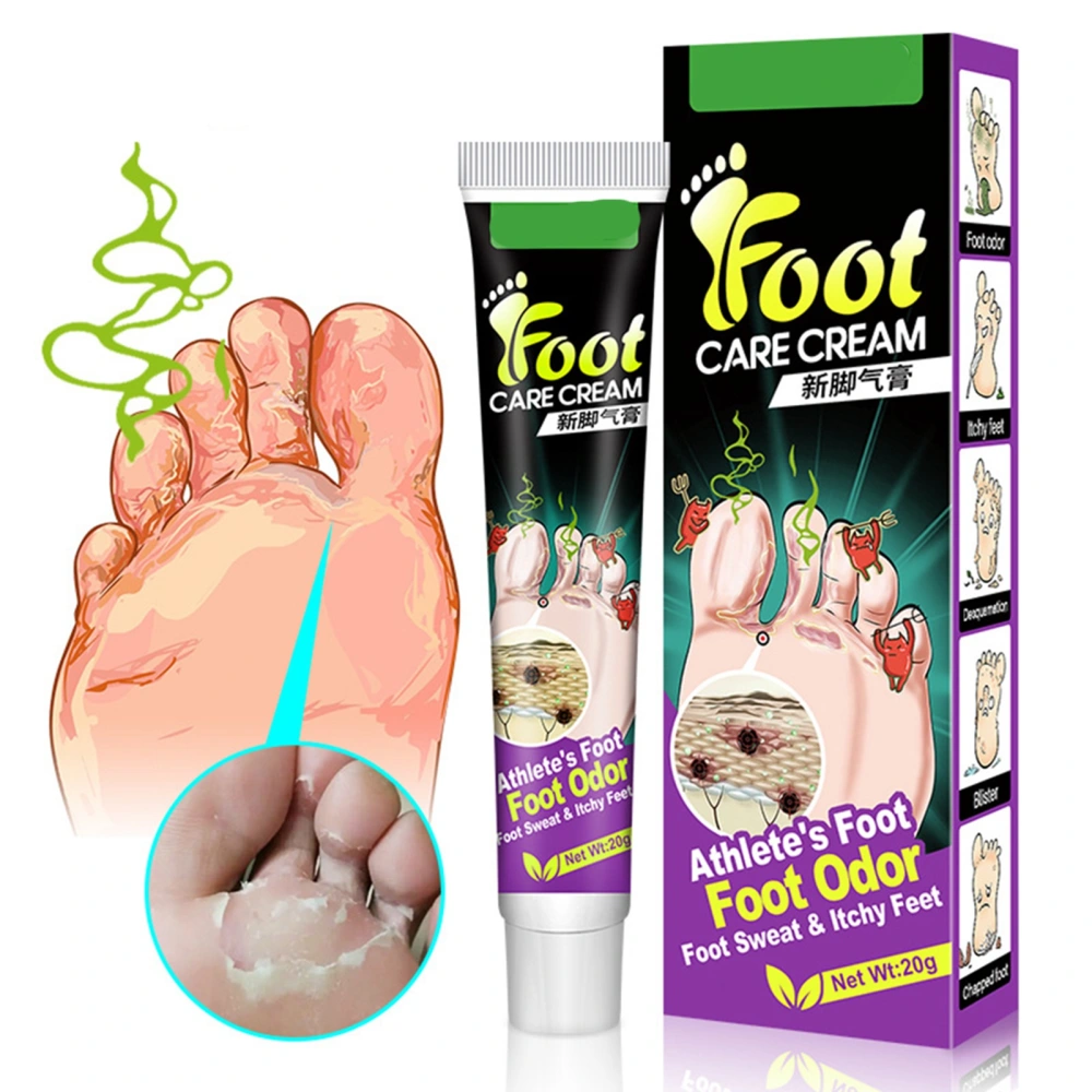 Foot Care Cream Fungus Removal 20g Natural Plant Foot Cream Anti Itching Foot Cream Feet Care