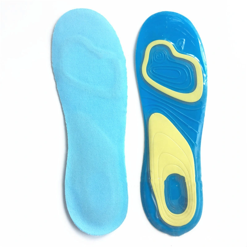 Silicone Insoles High Rebound Shock Absorbing Insoles Arch Care Adults Shoe Inserts Plastic Package Women Type