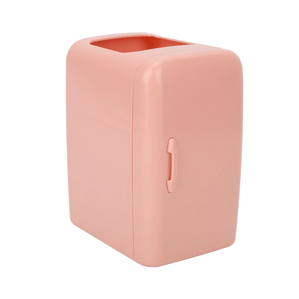 Makeup Brush Storage Box Mini Plastic Cosmetic Cotton Container Refrigerator Shape