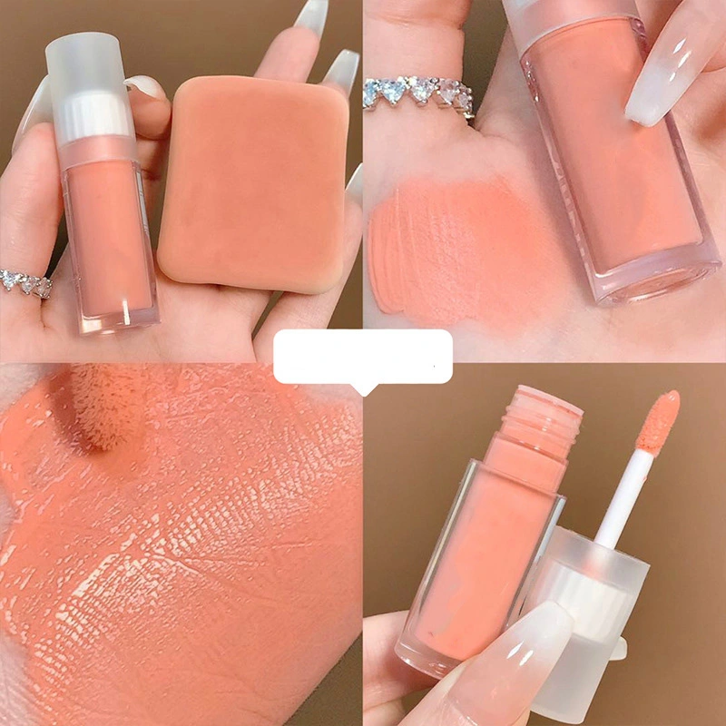 Liquid Blush Single Color Matte Breathable Feel Contouring Nature Blush for Online Streaming 02 Almond Milk Tea