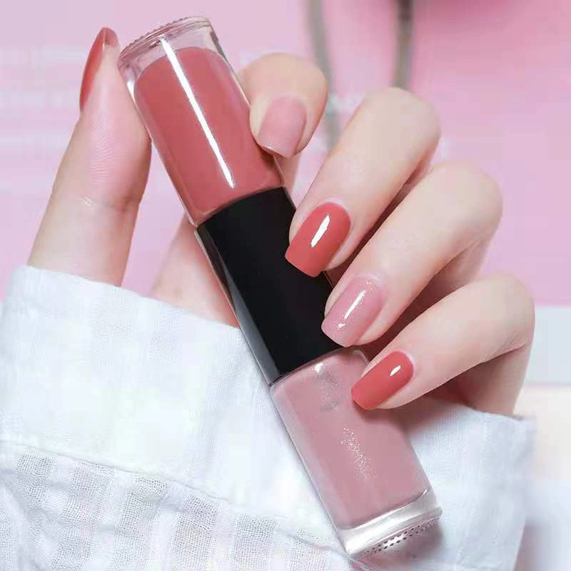 Nail Polish Oil Based Unpeelable Long Lasting Bright Color Quick Dry Dual Ended Nail Polish for Beginner C130