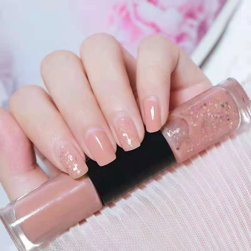 Nail Polish Oil Based Unpeelable Long Lasting Bright Color Quick Dry Dual Ended Nail Polish for Beginner C129