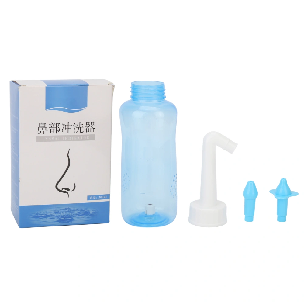 Nasal Irrigation Set Moderate Water Stream Dust Foreign Objects Remove Nose Rinse Cleaner 300ml