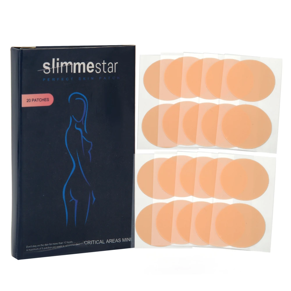 20Pcs Slimming Patch Firm Slim Waist Shaping Weight Loss Navel Sticker for Big Belly Thigh Muscles