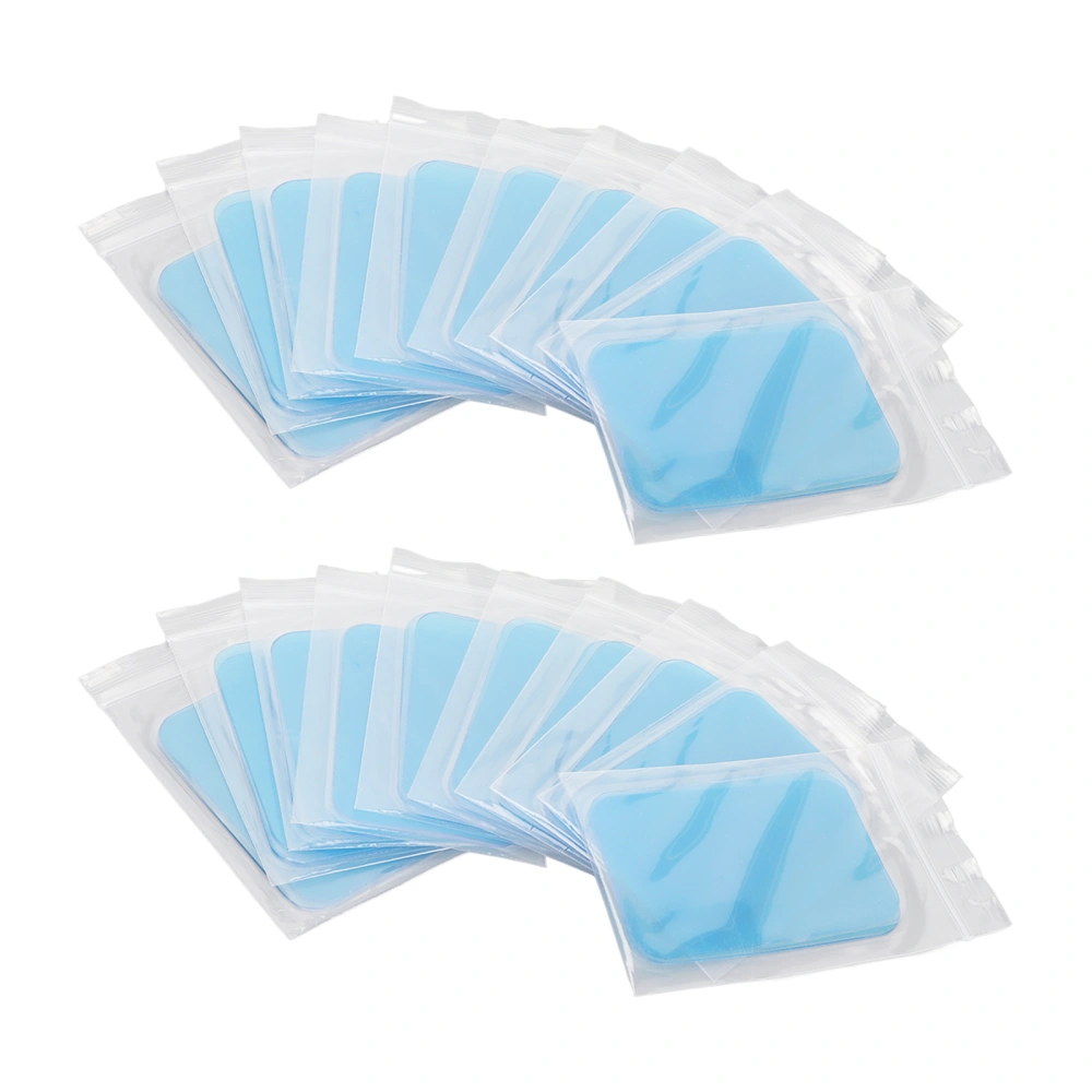 20pcs Abs Stimulator Training Gel Sheet Pads Replacement Accessory for Abdominal Muscle Trainer