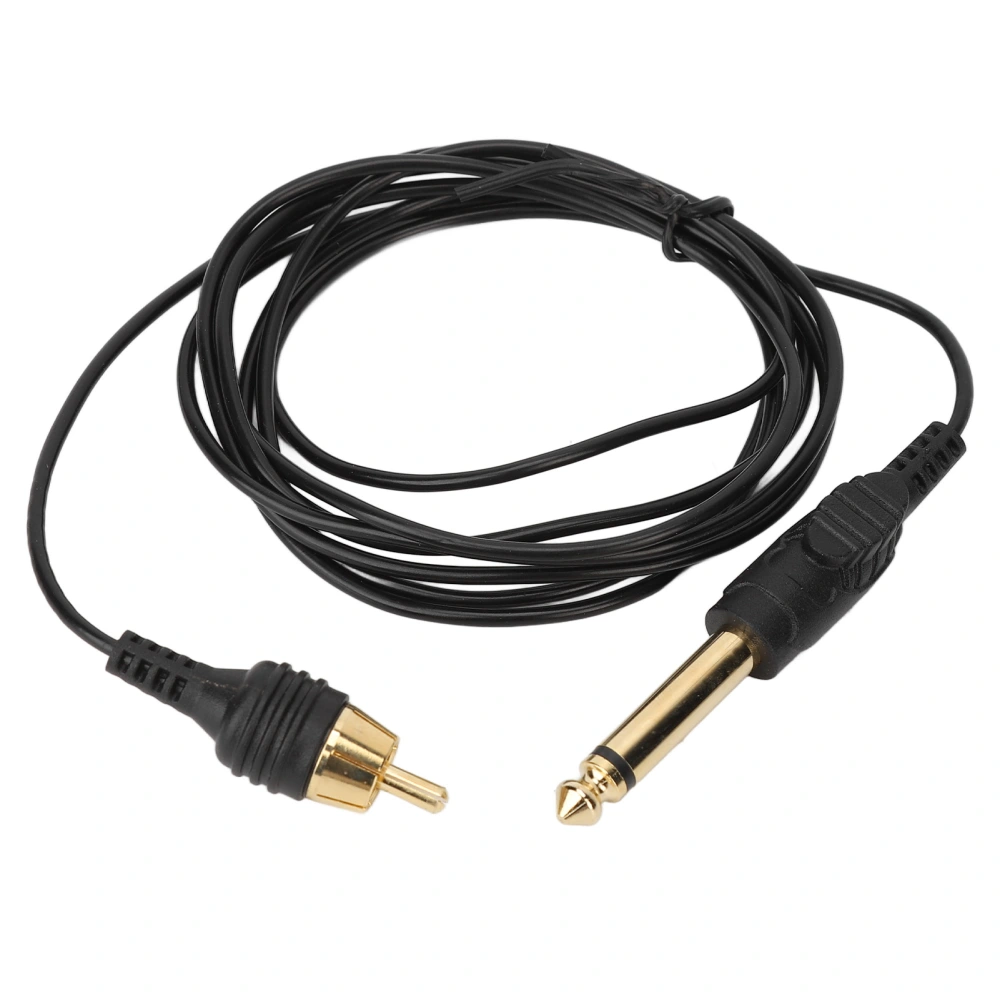 6.2ft RCA Tattoo Clip Cord TPE Tattoo Clip Cable Tattoo Machine Power Cord Tattoo Pen Power Supply